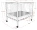 Beistellbett >Dino< in natur lackiert, Buche massiv - 80x89,5x99,4cm (BxHxT)