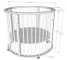 Babybett >Dino< in Natur, Buche massiv - 85,5x98,5cm (HxD)