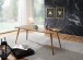 Esstisch >REPA< in Sheesham, Massivholz - 180x76x80cm (BxHxT)