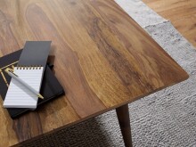 Esstisch >REPA< in Sheesham, Massivholz - 120x76x60cm (BxHxT)