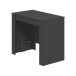 Kulissentisch >Consola< ausziehbar bis 237cm, Anthrazitgrau - 51-237x78x90 (BxHxT)
