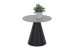 Couchtisch >Dustin< 2er Set, Marmor Graumatt, Kegelfuß - Ø 70x46 cm + Ø 50x40 cm