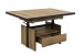 Couchtisch >Noah< mit Funktionen, Eiche Dekor, Schubkasten - 110-150x54-73x70cm (B/H/T)