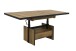 Couchtisch >Noah< mit Funktionen, Eiche Dekor, Schubkasten - 110-150x54-73x70cm (B/H/T)