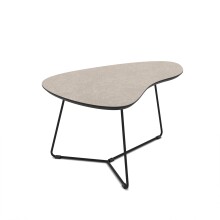 Couchtisch >Pisa< (2er-Set) in Cashmere Steinstruktur - 87x59x59 (BxHxT)