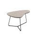 Couchtisch >Pisa< (2er-Set) in Cashmere Steinstruktur - 87x59x59 (BxHxT)
