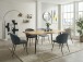 Baumkantentisch >GABI< in Wildeiche Dekor, Holzwerkstoff (MDF) - 180x76x100 (BxHxT)