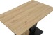 Esstisch >JUDITH< in Eiche Dekor / anthrazit - 110x76x70cm (BxHxT)