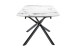 Kulissen-Esstisch >SINTRA< ausziehbar 220cm, Sintered Stone weiss - 180/220x76x90cm (BxHxT)