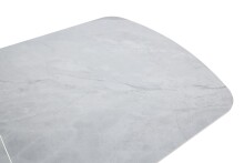 Kulissen-Esstisch >SINTRA< ausziehbar 220cm, Sintered Stone grau - 180/220x76x90cm (BxHxT)