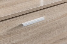 Schuhkipper >SPLIT< in Eiche Dekor, Holzwerkstoff - 80x47x24cm (BxHxT)