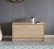 Schuhkipper >SPLIT< in Eiche Dekor, Holzwerkstoff - 80x47x24cm (BxHxT)
