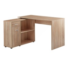 Eckschreibtisch >WL5.304< in Sonoma Eiche Dekor - 120x107x75 (LxBxH)