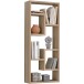 Wandregal >WL5.333< in Sonoma Eiche Dekor, Holzwerkstoff - 36x90x15cm (BxHxT)