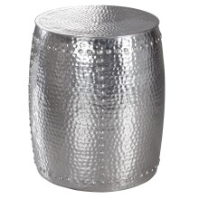 Beistelltisch >WL5.469< in Silber, Aluminium -...