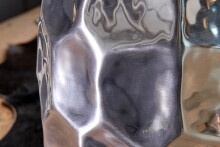 Beistelltisch >WL5.475< in Silber, Aluminium - 47x30cm (HxD)