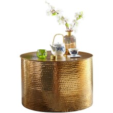 Couchtisch >WL5.483< in goldfarbig, Aluminium -...