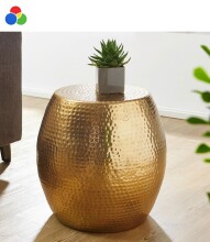 Beistelltisch >WL5.468< in silber oder goldfarbig,...