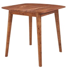 Esstisch >WL5.571< in Sheesham, Massivholz - 80x78x80cm (BxHxT)