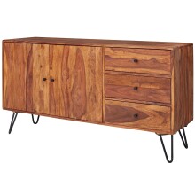 Sideboard >WL5.629< in Sheesham, Massivholz  -...