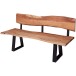 Essbank >GAYA< in Akazie, Massivholz - 180x86x60cm (BxHxT)