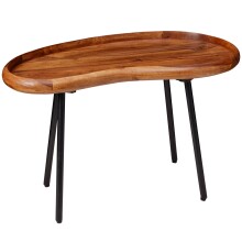 Tabletttisch >WL5.670< in Sheesham, Massivholz - 71x42x40cm (BxHxT)