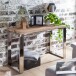 Konsolentisch >WL5.685< in Akazie, Massivholz - 115x76x46cm (BxHxT)
