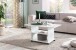Couchtisch >WL5.738< in Weiß, Holzwerkstoff - 95x51x54cm (BxHxT)