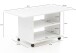 Couchtisch >WL5.738< in Weiß, Holzwerkstoff - 95x51x54cm (BxHxT)