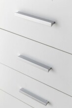 Rollcontainer >WL5.748< in Weiß, Holzwerkstoff - 40x71x33cm (BxHxT)