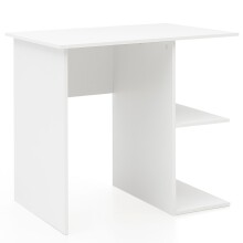 Regal-Schreibtisch >WL5.757< in Weiß,...