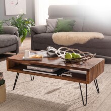 Couchtisch >WL5.969< in Sheesham, Massivholz -...