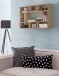 Wandregal >WL5.809< in Sonoma Eiche Dekor, Holzwerkstoff - 75x51x16cm (BxHxT)