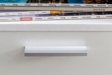 Rollcontainer >WL5.928< in Weiß, Holzwerkstoff - 33x60x38cm (BxHxT)
