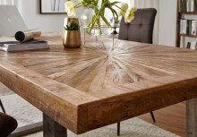 Esstisch >WL5.947< in Mango, Massivholz - 180x76x90cm (BxHxT)