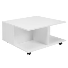 Couchtisch >WL6.066< in Weiß - 70x36x70cm...