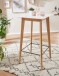 Bartisch >WL6.084< in Weiß, Holzwerkstoff - 60x110x60cm (BxHxT)