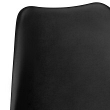 Esszimmerstuhl >WL6.134< (2er-Set) in Schwarz - 49x87x52cm (BxHxT)