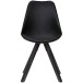 Esszimmerstuhl >WL6.134< (2er-Set) in Schwarz - 49x87x52cm (BxHxT)
