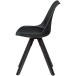 Esszimmerstuhl >WL6.134< (2er-Set) in Schwarz - 49x87x52cm (BxHxT)