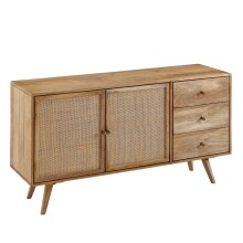 Sideboard >WL6.159< in Mango, Massivholz -...