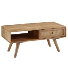 Couchtisch >WL6.160< in Mango, Massivholz -...