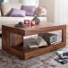 Couchtisch >WL6.229< in Sheesham, Massivholz - 90x40x60cm (BxHxT)