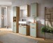 Hochschrank >Blake< in Artisan Eiche Nachbildung/Salbei - 35x191x31cm (BxHxT)