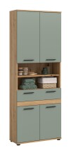 Hochschrank >Blake< in Artisan Eiche...