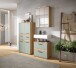 Badezimmer-Set >Blake< in Artisan Eiche Nachbildung/Salbei - 145x191x34 (BxHxT)
