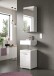 Badezimmerspiegelschrank >Scout< in Weiß/Spiegelglas - 40x79x18cm (BxHxT)