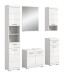 Badezimmer-Set >Scout< in Weiß/Weiß hochglanz - 164x191x34cm (BxHxT)