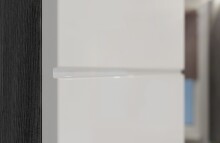 Badezimmer-Set >Scout< in Rauchsilber/Weiß hochglanz - 164x191x34cm (BxHxT)