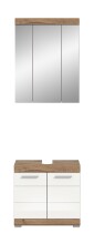 Badezimmer-Set >Wave< in Nox Oak...